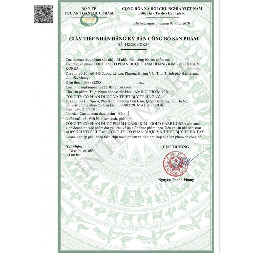 (CHÍNH HÃNG) VIÊN UỐNG AMINO FIRYMARX BỔ SUNG VITAMIN VÀ KHOÁNG CHẤT | Thế Giới Skin Care