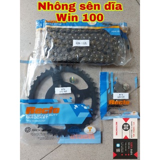 Nhông sên dĩa win 100 recto, thái lan.thông số ; 14/40/112l