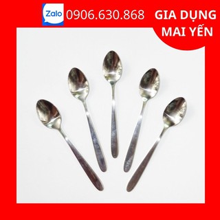Set 5 muỗng cafe đen inox cao cấp