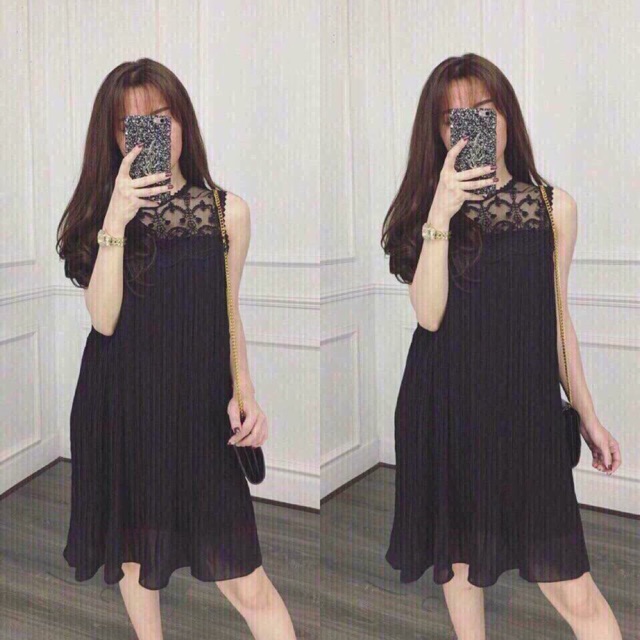 ĐẦM SUÔNG DẬP LI PHỐI REN HÀNG NHẬP loli.store