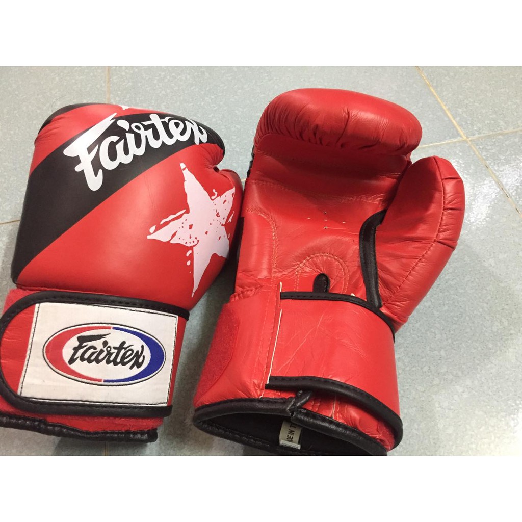 Găng tay boxing FAIRTEX Chất liệu da PU cao cấp đa dạng màu chủ đạo có 2 size giành cho nam và nữ_ Trang sport