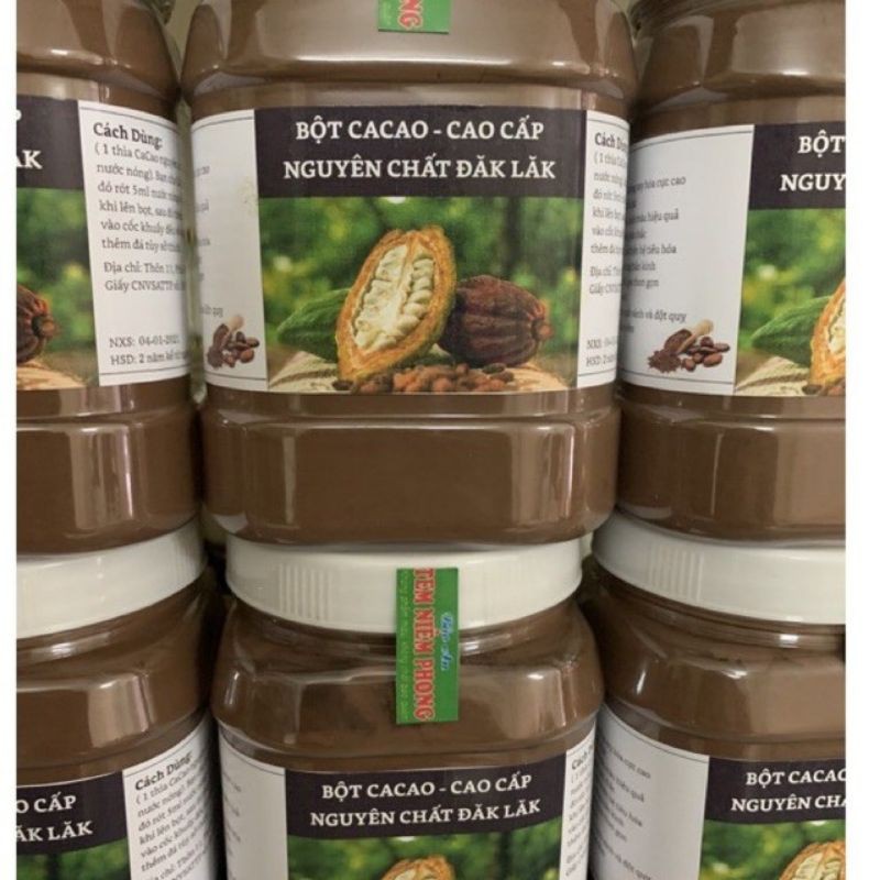Cacao nguyên chất Daklak 1kg = 2 hộp như hình