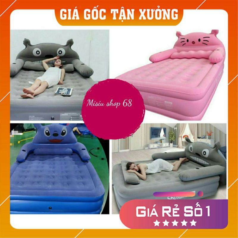 giường hơi hình thú cao cấp 3 tầng ( tặng kèm bơm và phụ kiện ) | BigBuy360 - bigbuy360.vn