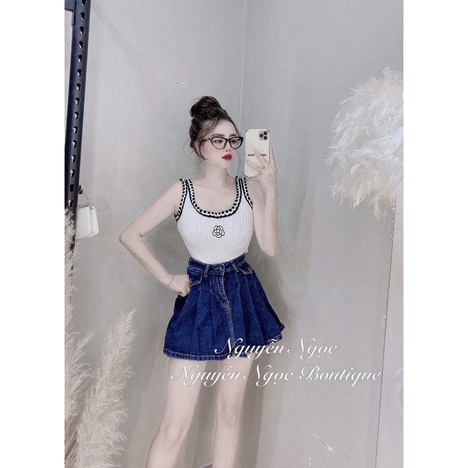 Áo Ba Lỗ Quảng Châu Viền Chann - Hoa Bèo Xinh Fom Nhỏ