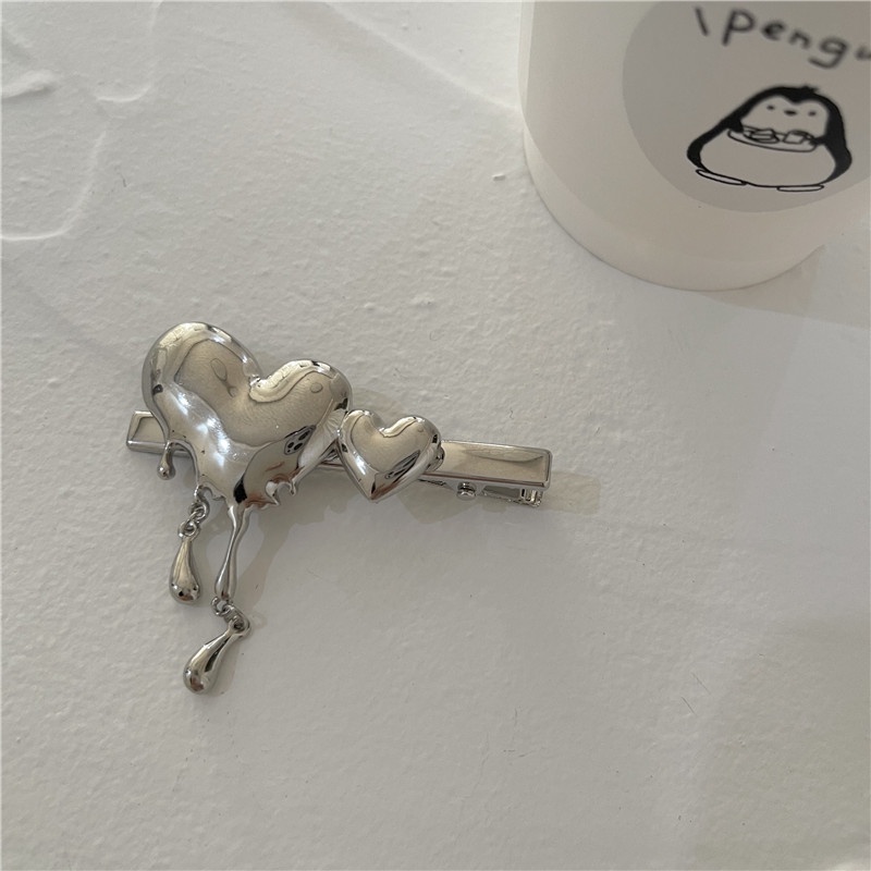 Kẹp tóc hình trái tim tan chảy kiểu Hàn Quốc 19335