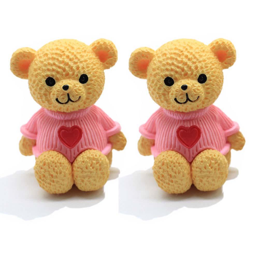 Mô Hình Chú Gấu Teddy Dễ Thương Dùng Trang Trí Tiểu Cảnh DIY