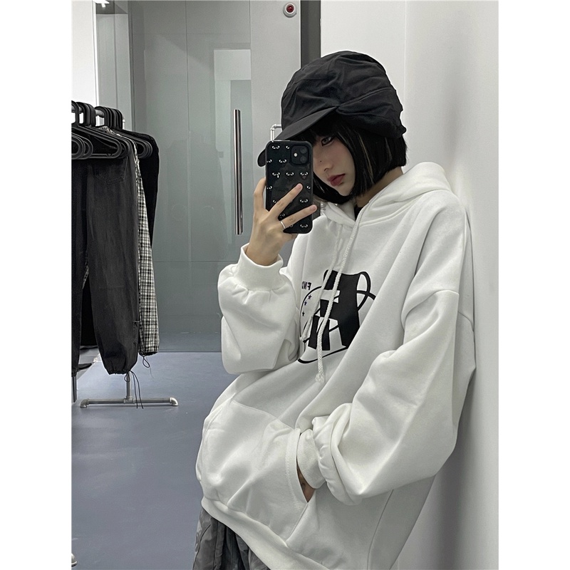 Áo hoodie cặp đôi nam nữ form rộng Yinxx, áo hoddie nỉ bông unisex HD16