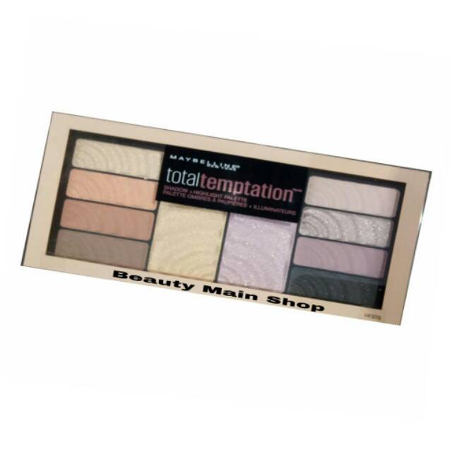 (hàng Mới Về) Bảng Phấn Mắt Maybelline Total (đánh Sáng Màu Ombres + Illuminateurs)