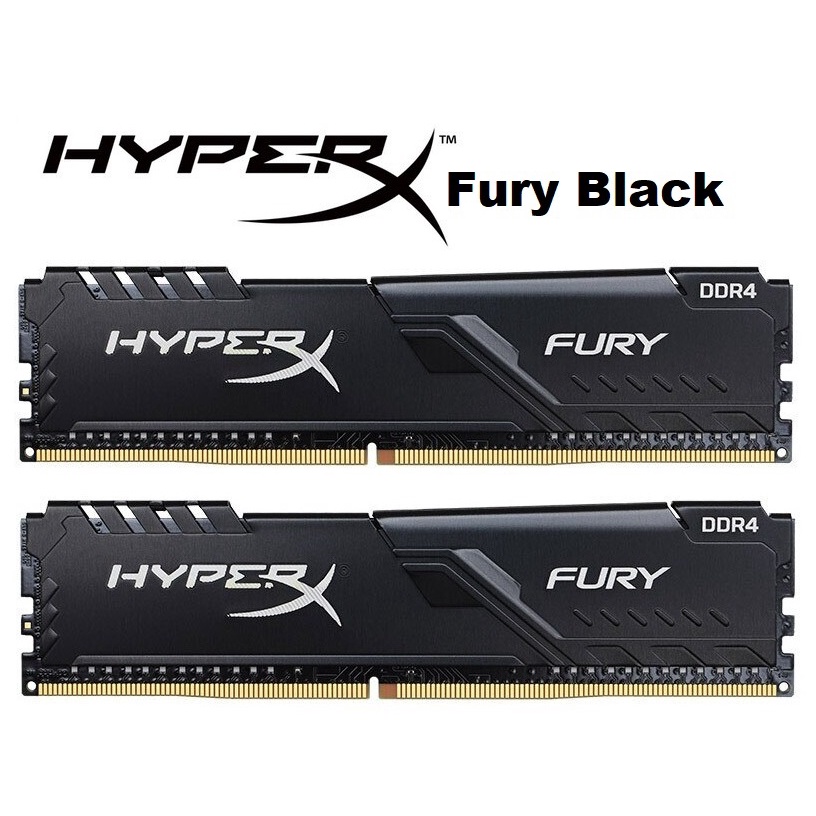 Ram Kingston HyperX Fury Black 16GB DDR4 3200MHz (1x16GB) - Mới bảo hành 3 năm