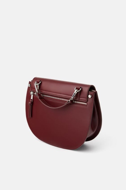 (Zara đủ bill) Túi Zara Medium Oval Crossbody Bag