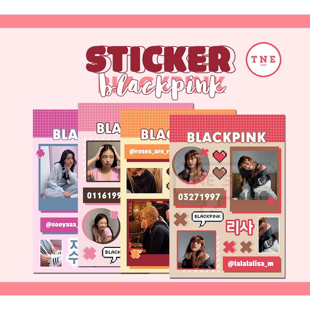 [HÀNG CÓ SẴN] Sticker Blackpink (1)