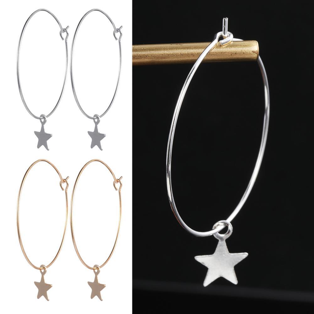 1 Đôi Bông Tai Hình Ngôi Sao Phong Cách Punk Bohemian Thời Trang Dành Cho Nữ