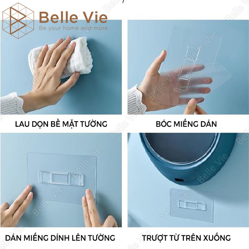 Kệ Đựng Mỹ Phẩm Treo Tường BELLEVIE Kệ Đựng Đồ Nhà Tắm Cao Cấp Gắn Tường Chắc Chắn