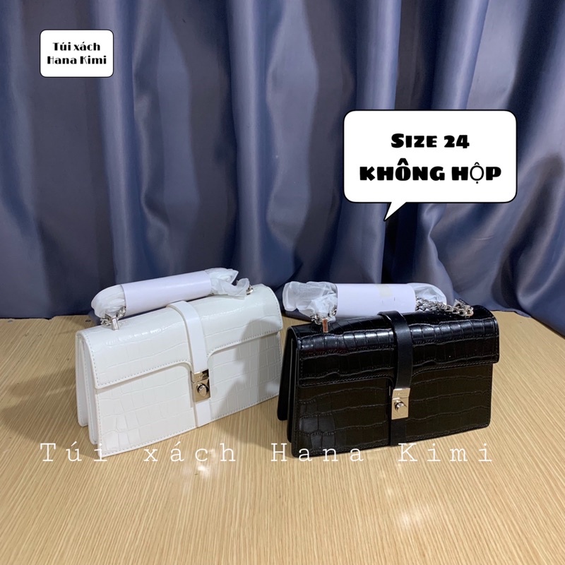 Túi đeo chéo nữ da rắn size 20- size 24