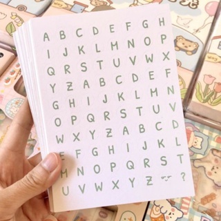 Sticker chữ cái/số dán trang trí