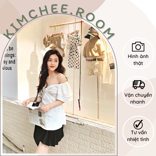 Áo trễ vai tay cánh tiên A04