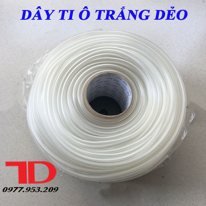 Dây TIO Trong Dẻo Dùng Cho Máy Bơm Thoát Nước Máy Lạnh Phao Máy Giặt 1 Cuộn 110 Mét 3.4KG