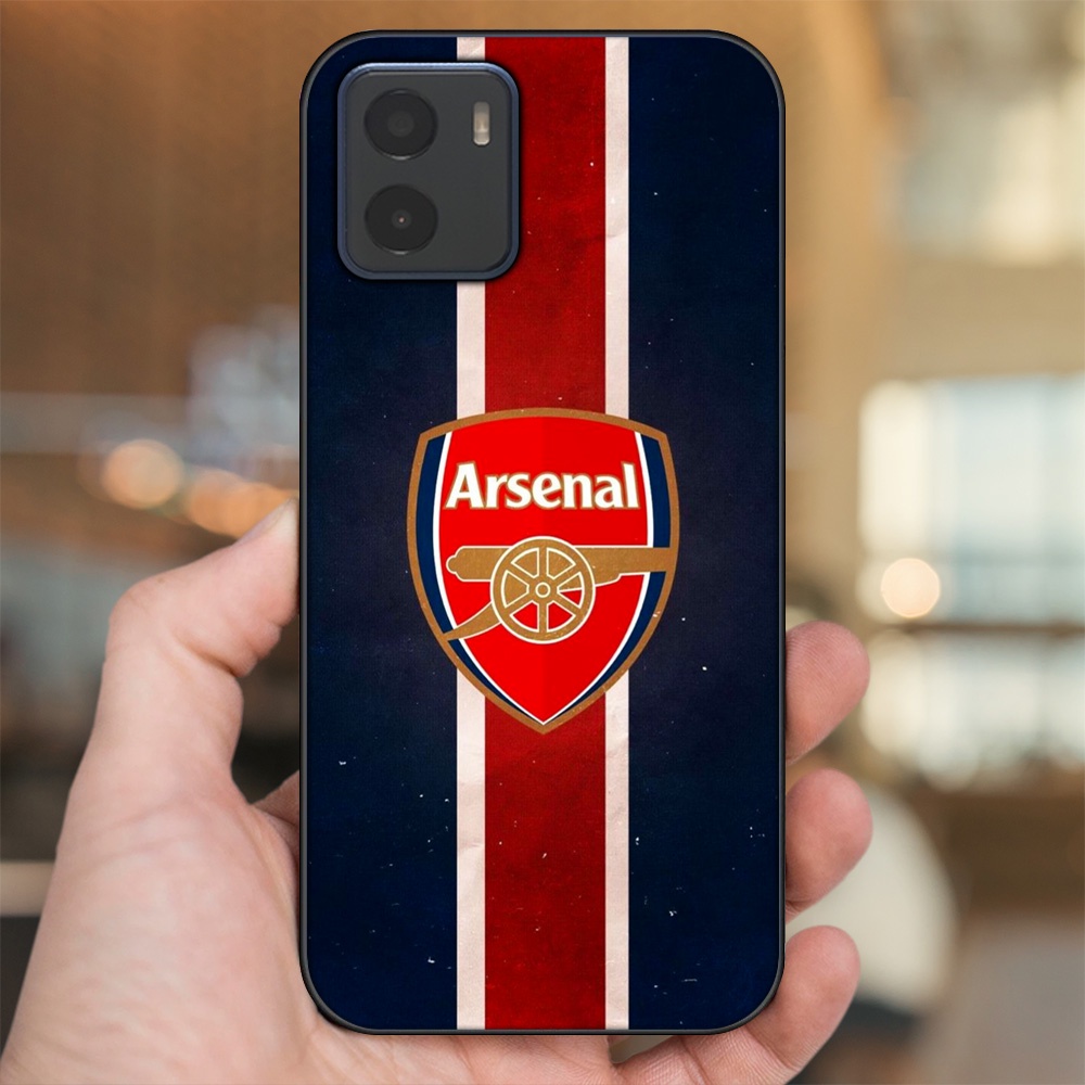 Ốp lưng Vivo Y15s, Y15a viền đen in hình Arsenal FC