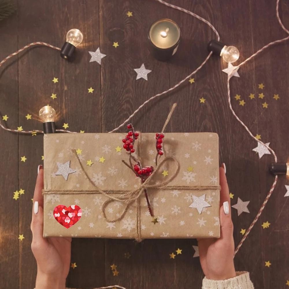 Cuộn 500 Nhãn Dán Tự Dính Trang Trí Sổ Tay DIY
