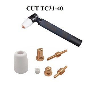 Tay cắt plasma KLG40 - Tay cắt plasma 40 dùng bép cắt 40 dài PT31