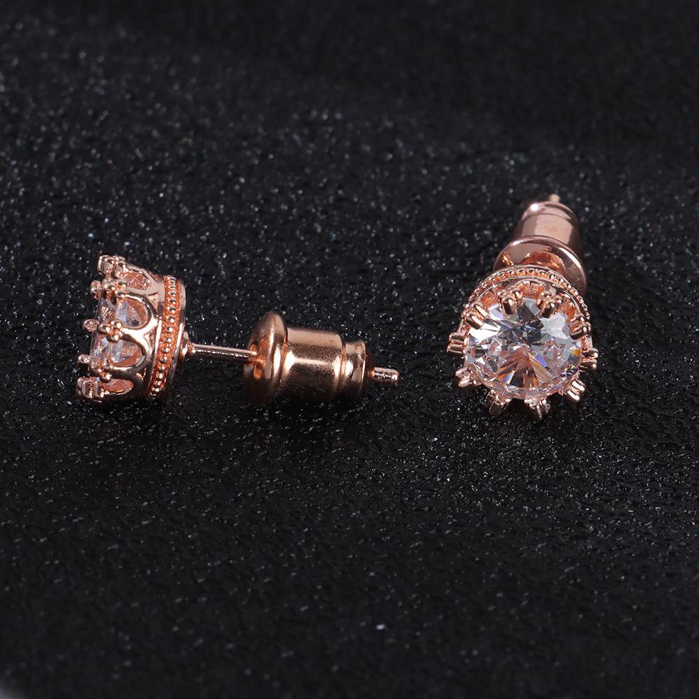 1 Đôi Khuyên Tai Zircon Lấp Lánh Thời Trang Cho Nữ