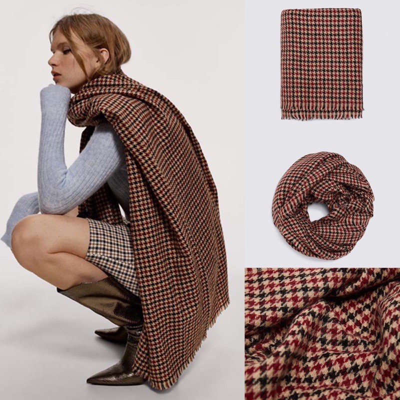 [JOIEHOME] Khăn len tông màu nhã nhặn thanh lịch