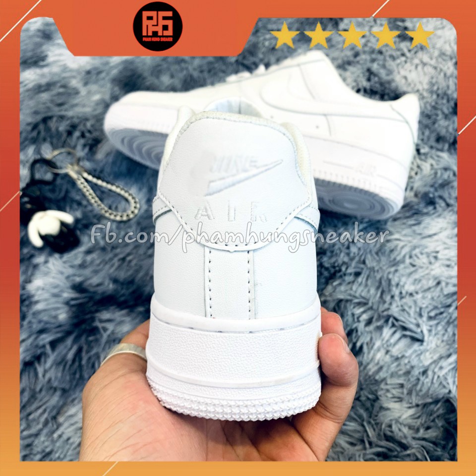 Deal Vip 📌 Giày Thể Thao Unisex 💝 Giày Sneaker Nam Nữ 💝 Mẫu Giày AF1 Basic Rất Dễ Phối Đồ 💝 AF1 Trắng Tinh Khôi 💝 VjpPr0