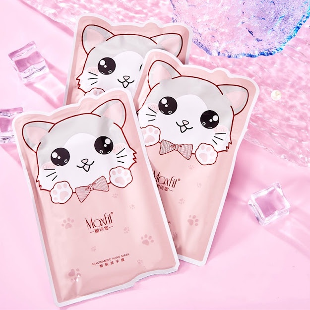 MẶT NẠ TAY CẤP ẨM DƯỠNG TRẮNG HÌNH CHÂN MÈO - LẶT VẶT SHOP