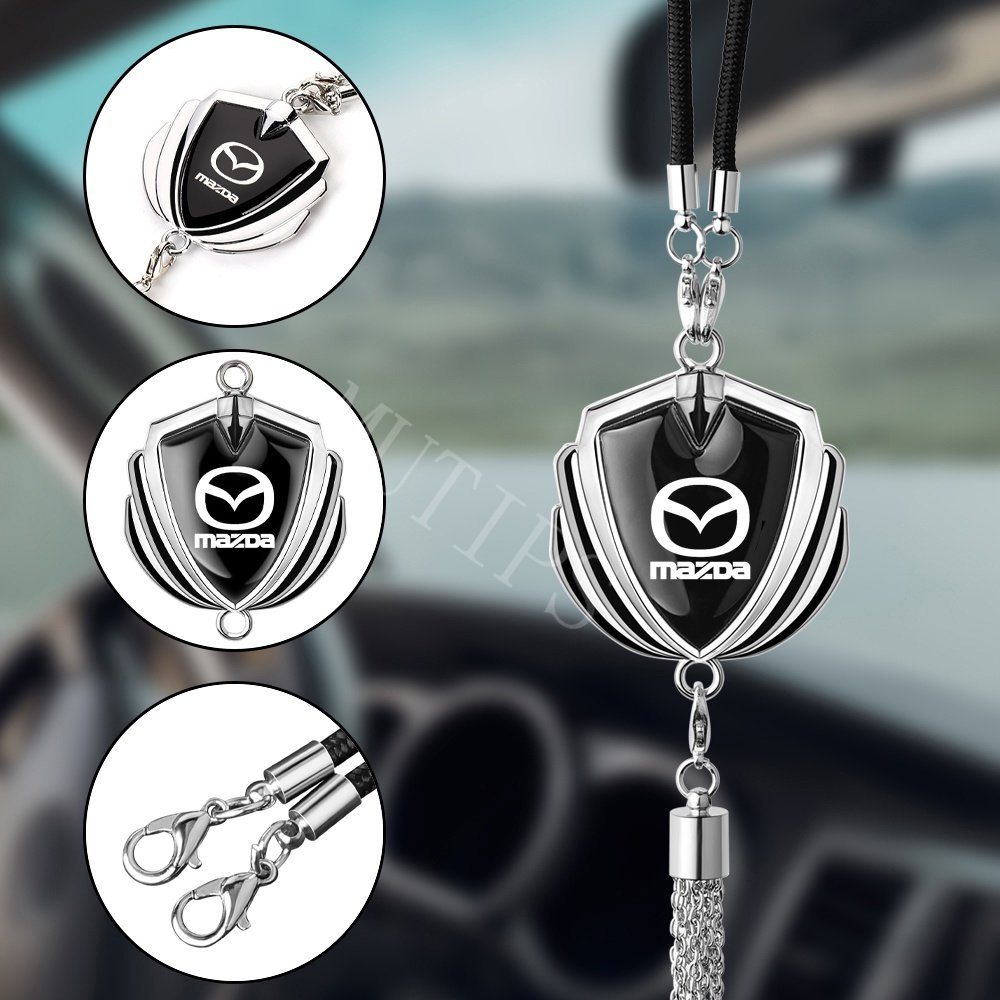 MAZDA Huy Hiệu Kim Loại 3D Trang Trí Gương Chiếu Hậu Xe Hơi Mazda2 6 5 3 CX5 CX30 CX8 CX3 bl gp