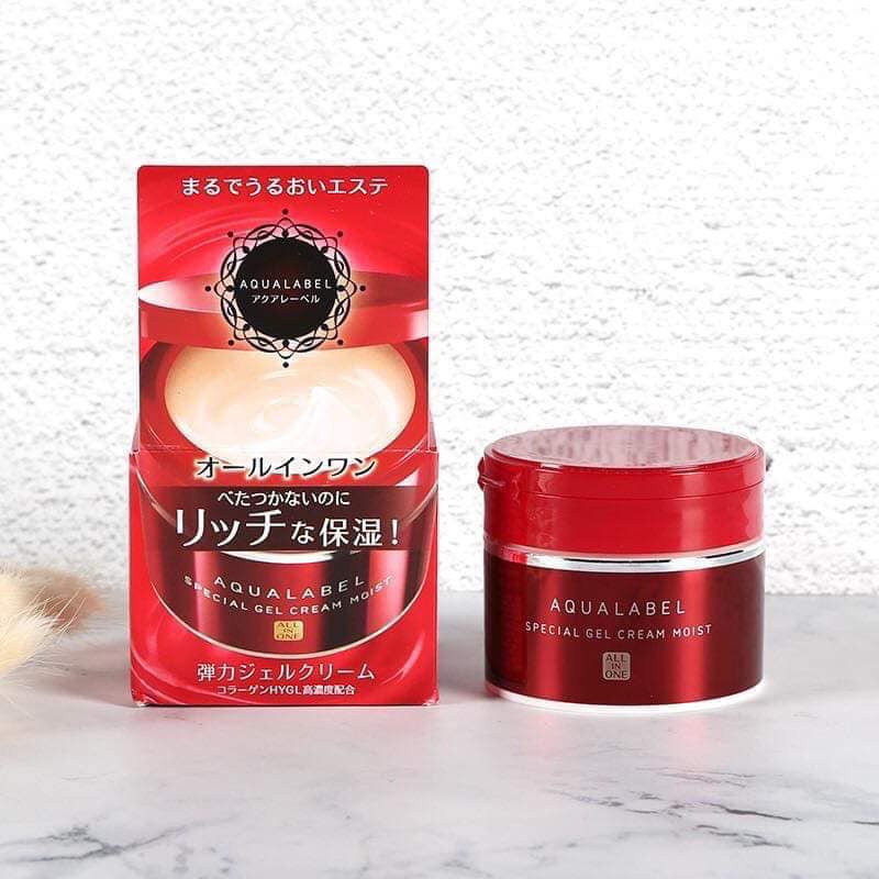 [AUTH 100%] Kem Dưỡng Da Shiseido Aqualabel 5 IN 1 Special Gel Cream (90g)