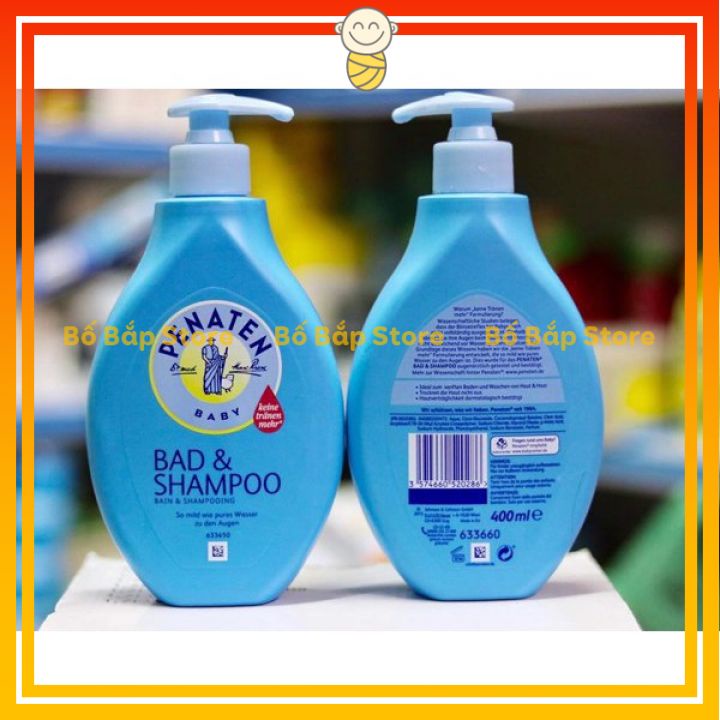 Sữa Tắm Gội Penaten 2in1 ⚡𝟭𝟬𝟬% CHÍNH HÃNG⚡ Chống Cảm Cúm Cho Bé 400ml (Đức) - Dịu Nhẹ Với Làn Da Của Bé