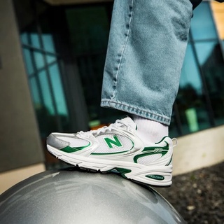 Giày new.balance 530 steel white green lai au