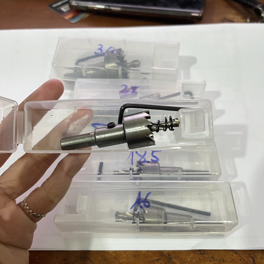 Mũi khoan khoét inox hss đường kính 16 đến 30
