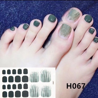 Dán móng chân ( Nail wraps ) P4 (Hàng Mới)