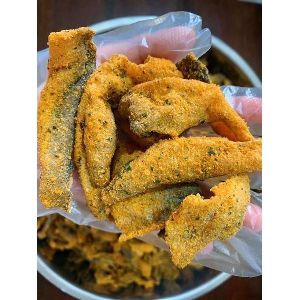 [ MÓN MỚI ] DA CÁ TRỨNG MUỐI HŨ PET 300gr - Lùn Con Food