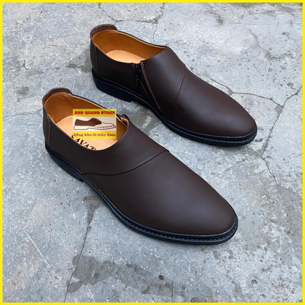 Xả Mới - Giày lười nam đẹp chất da bò cao cấp - thiết kế mới nhất tại H2T ONE - phong cách trẻ trung HT556 AL6 " ' ' <