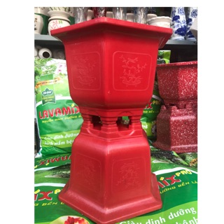 Chậu nhựa lục giác lớn 47cm