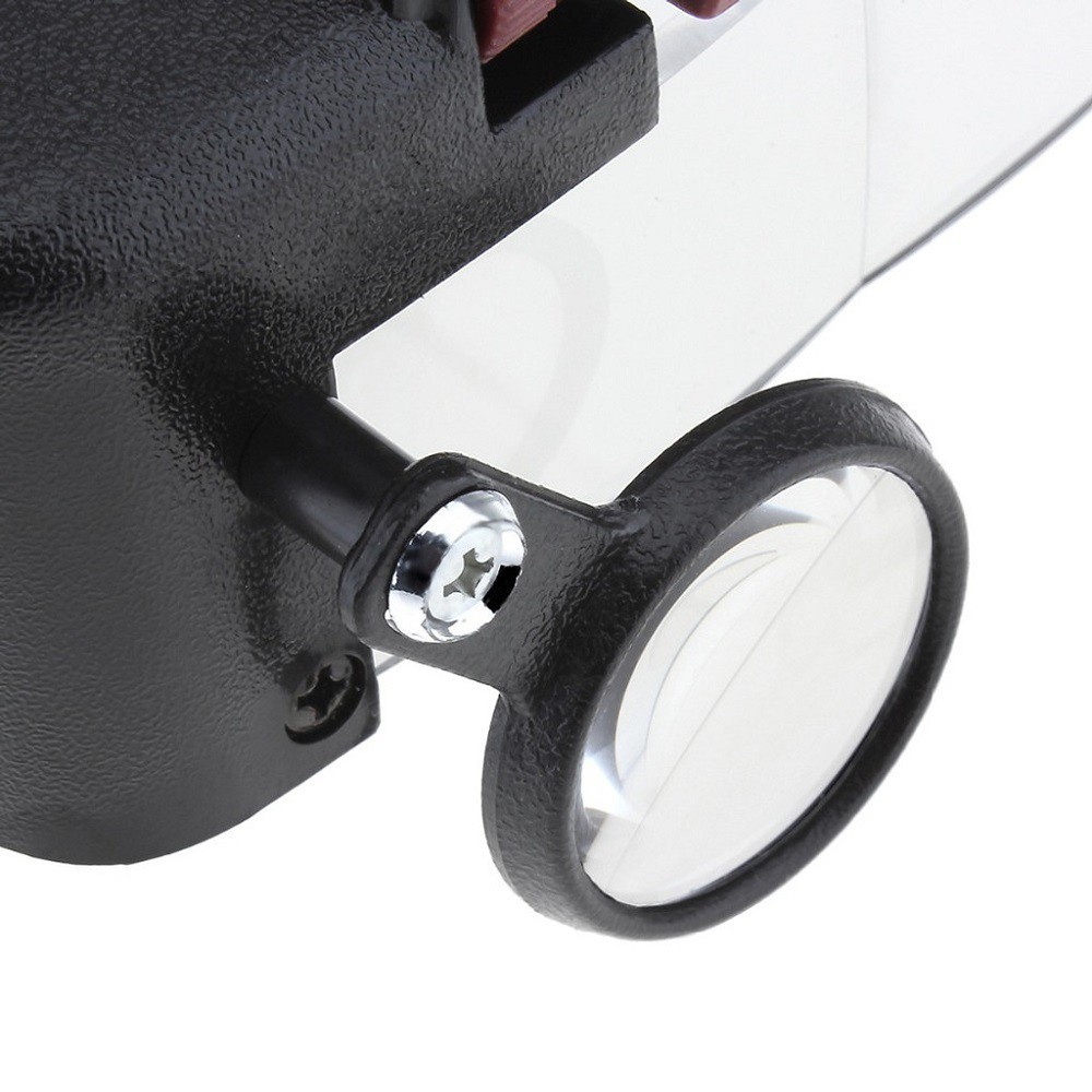 Kính lúp đeo đầu kèm đèn led dụng cụ hỗ trợ sửa chữa
