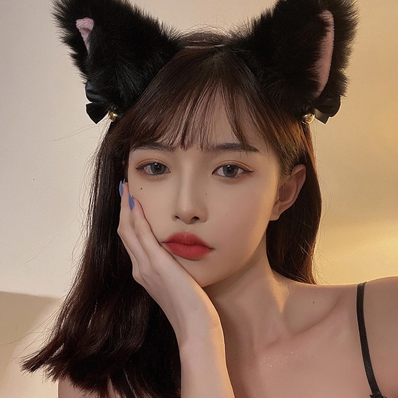 (Hàng Mới Về) 1 Kẹp Tóc Hình Tai Mèo Dễ Thương Thời Trang