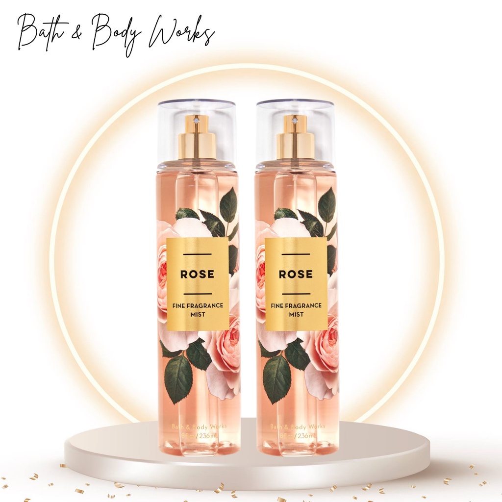 Xịt Thơm Toàn Thân Body Mist Bath And Body Works Rose Mùi Hương Sang Chảnh Chai 236ml