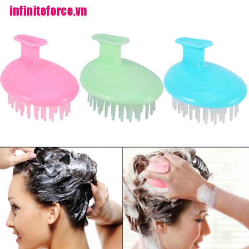 Bàn Chải Gội Đầu Mát Xa Cơ Thể Bằng Silicone Tiện Dụng
