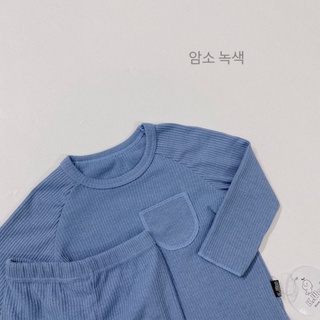 Set 2 bộ Kwoo thun gân 4 màu