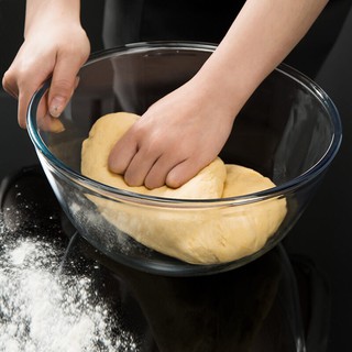 ►℗Đồ Gia Dụng Cỡ Đại Bát Thủy Tinh Khay Trộn Bột Trứng Bát Nhà Bếp Nướng Bánh Nồi Chịu Nhiệt Bát Trộn Nhào Bát Lưu Vực