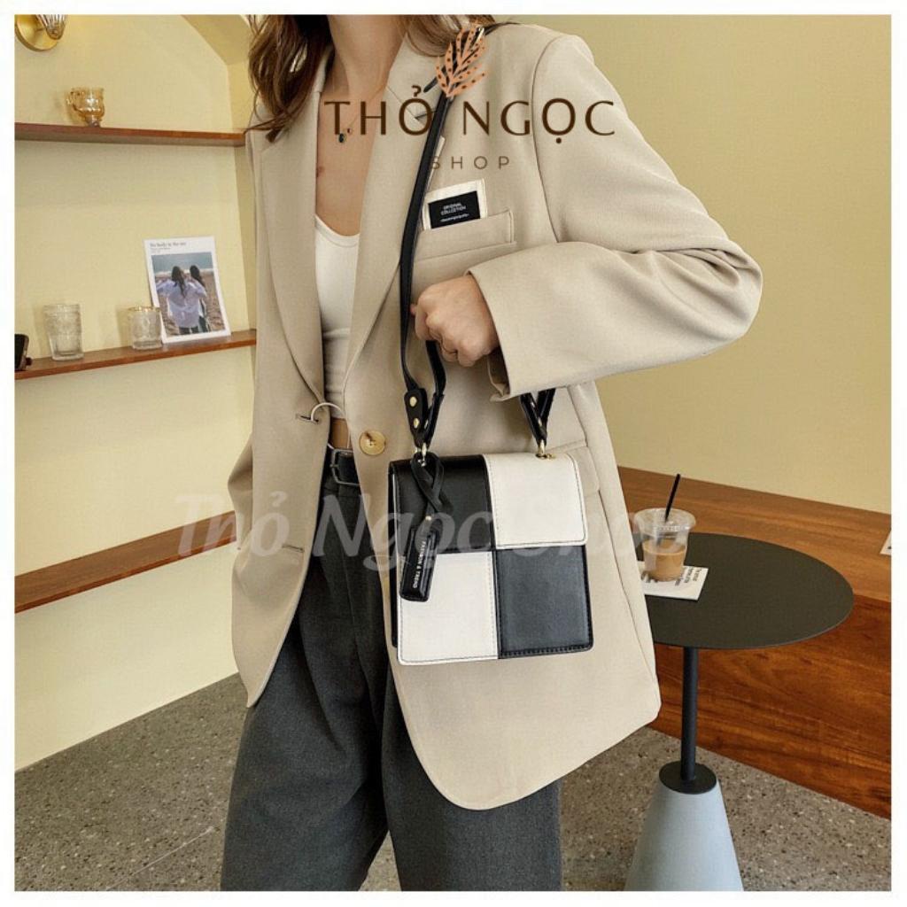 Túi Đeo Chéo Nữ Cầm Tay Thỏ Ngọc Shop Kiểu Dáng Sành Điệu Chất Da Đep Size  18