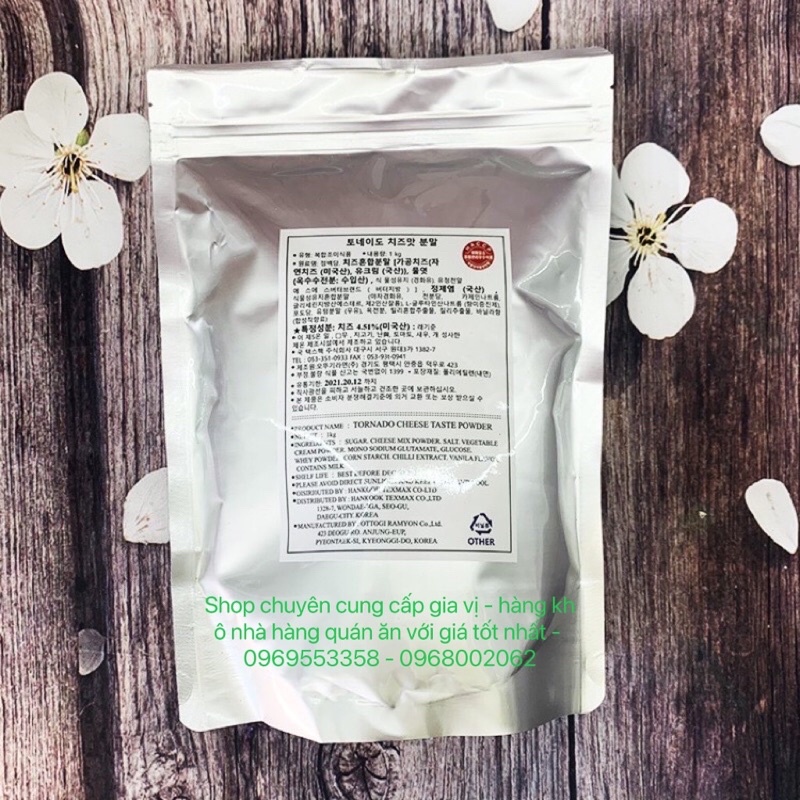 [HÀNG CHUẨN - FREESHIP] BỘT PHÔ MAI HÀN QUỐC 1KG