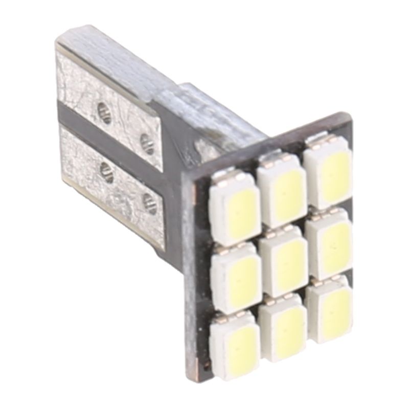 1 Đèn LED T10 W5W 1206 9SMD 12V Chiếu Biển Số Xe Hơi