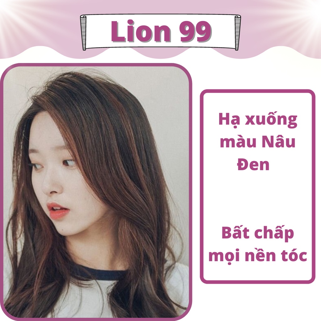Thuốc nhuộm hạ nền dành cho tóc tẩy/nâng tone/sáng màu tặng oxy găng tay mũ ủ