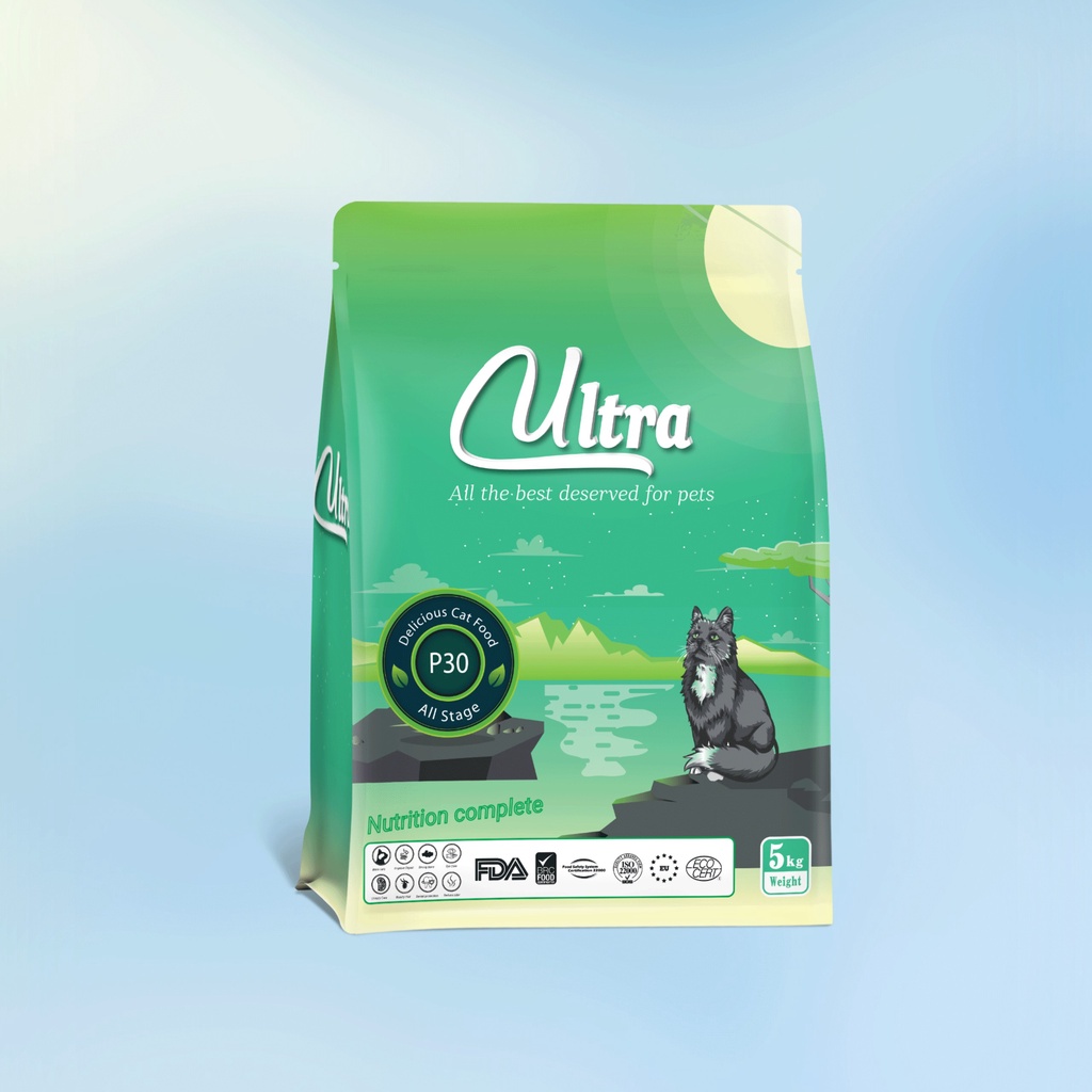 Thức ăn hạt cho mèo Ultra P30 All Stage đặc biệt dành cho mèo kén ăn