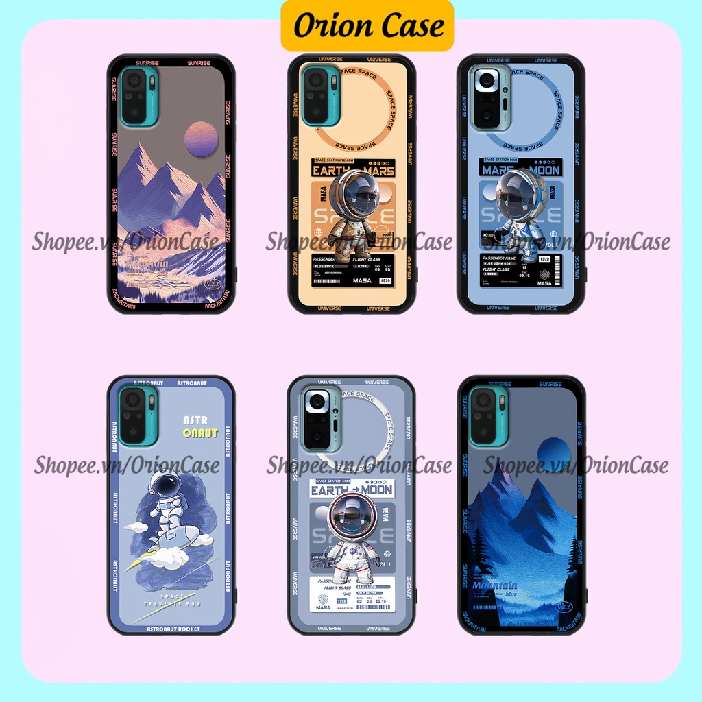 Ốp Xiaomi Redmi Note 10- Note 10s - Note 10 Pro in hình astronaut pro nasa, moutain cá tính.ốp lưng chống sốc.