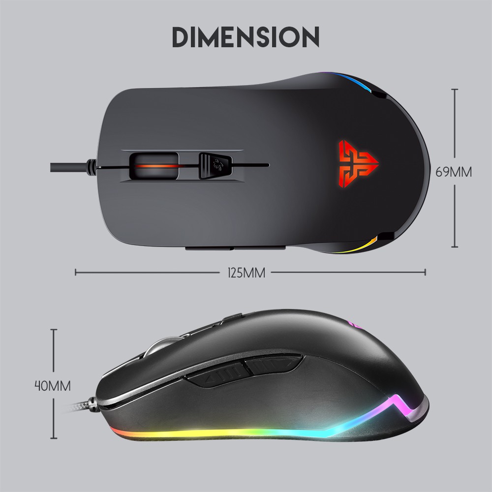 Combo bàn phím cơ + chuột chơi game, Led RGB, Blue Switch Fantech F_MVP862 - Hàng Chính Hãng - Bảo Hành 12 Tháng